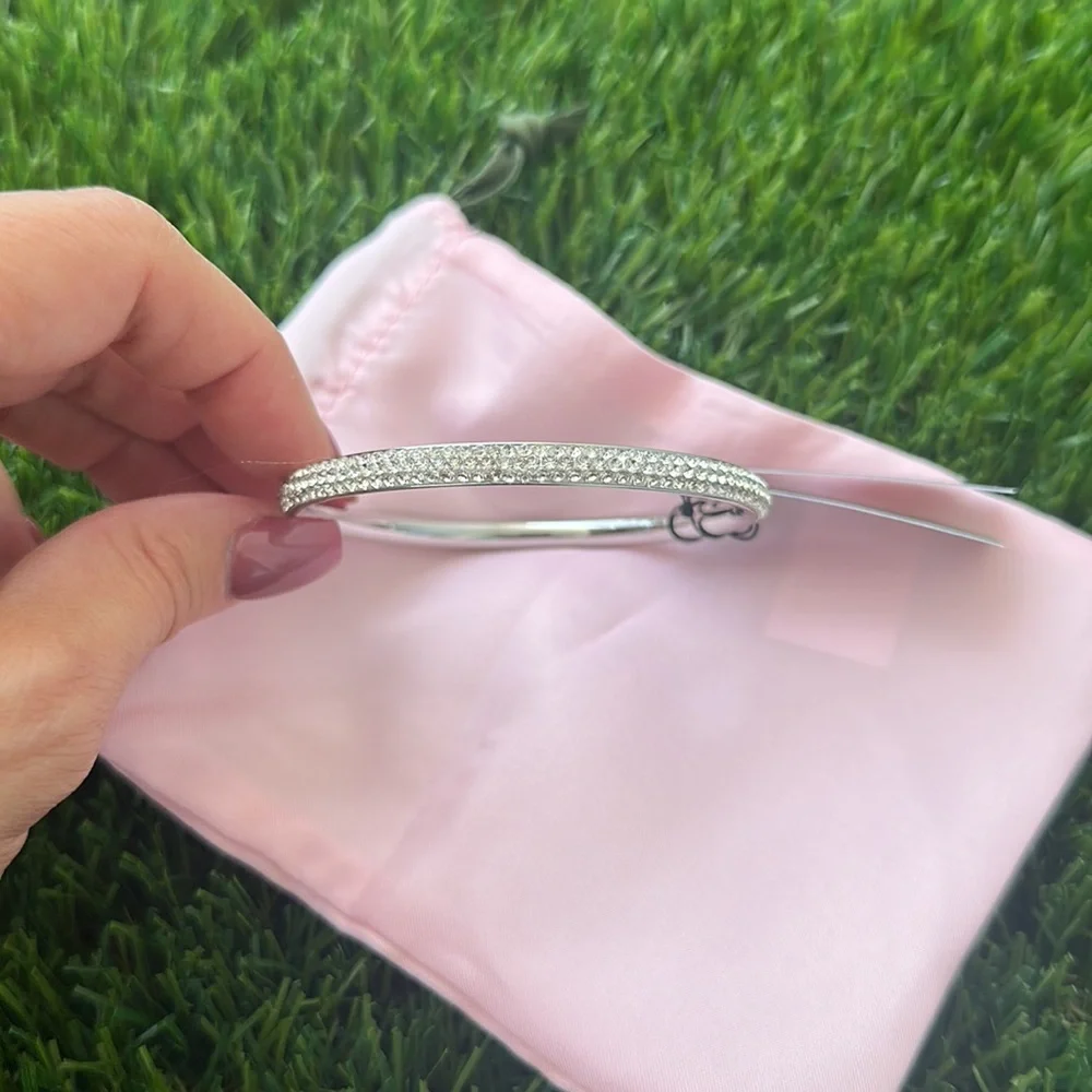 Kate Spade sparkle/crystal Bracelet silver tone - Picture 3 of 5